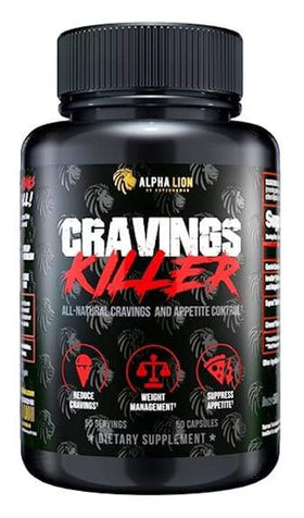 Alpha Lion Cravings Killer 50 Capsules|Sugar Control|Mass For Life|