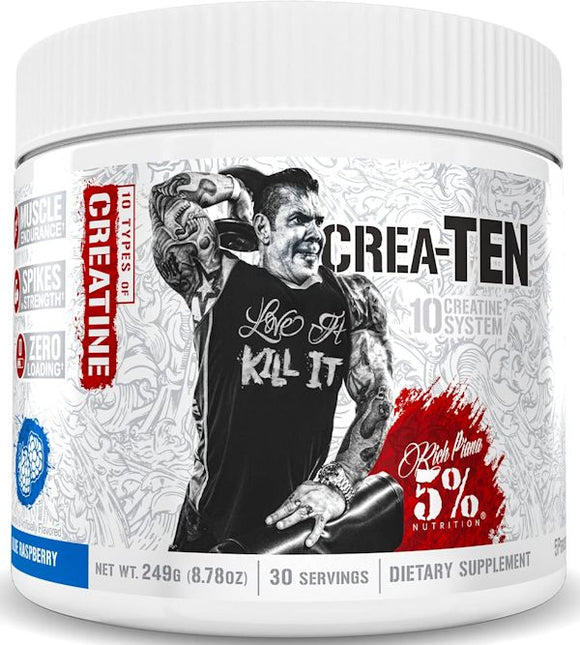 5% Nutrition Crea-Ten 30 Servings|Creatine|Mass For Life|