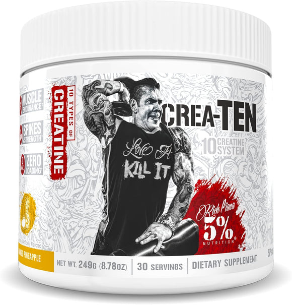 5% Nutrition Crea-Ten 30 Servings|Creatine|Mass For Life|