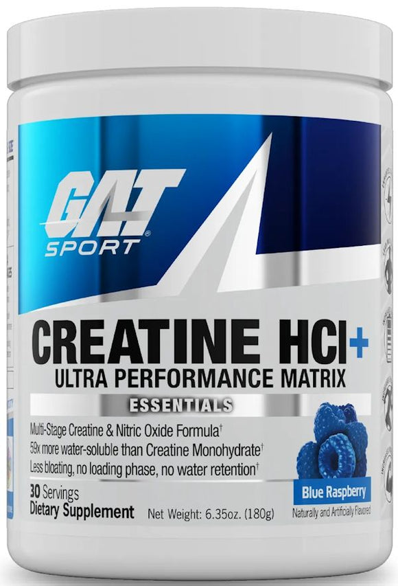GAT Sport Creatine HCI+|Creatine|Mass For Life|