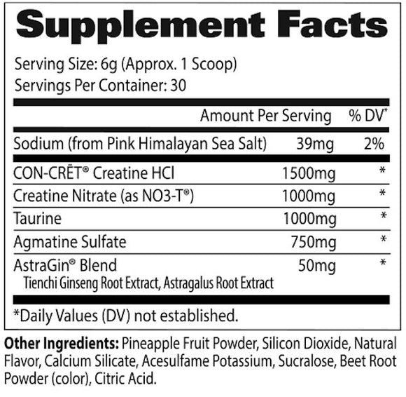 GAT Sport Creatine HCI+|Creatine|Mass For Life|