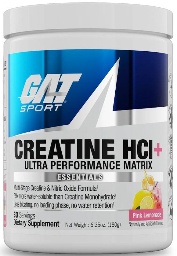 GAT Sport Creatine HCI+|Creatine|Mass For Life|