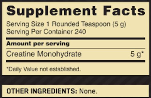 Optimum Nutrition Creatine Powder 1200 gms|Mass For Life