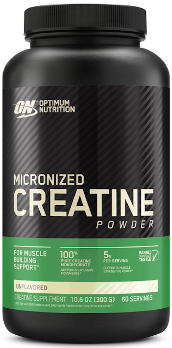 Optimum Nutrition Creatine Powder 300 gms|Mass For Life