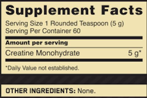 Optimum Nutrition Creatine Powder 300 gms|Mass For Life