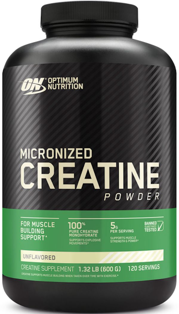 Optimum Nutrition Creatine Powder 600 gms|Mass For Life