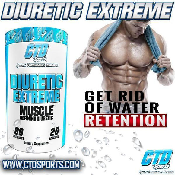 CTD Sports Diuretic Extreme 80 caps|Diuretics|Mass For Life|