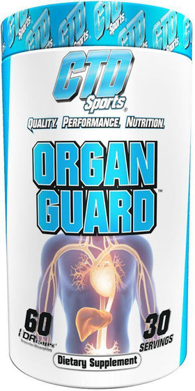 CTD Sports Organ Guard 60 caps.|Liver Support|Mass For Life|