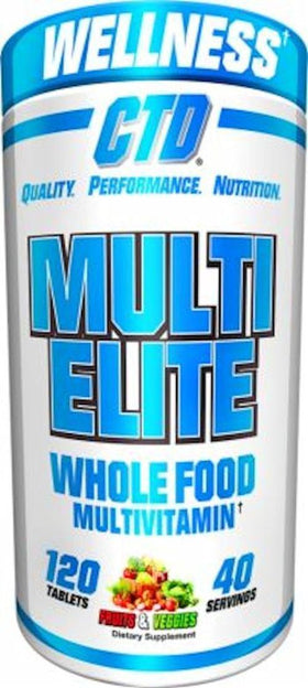 CTD Sports Multi-Elite Multivitamin 120 tabs|Multi Vitamin|Mass For Life|