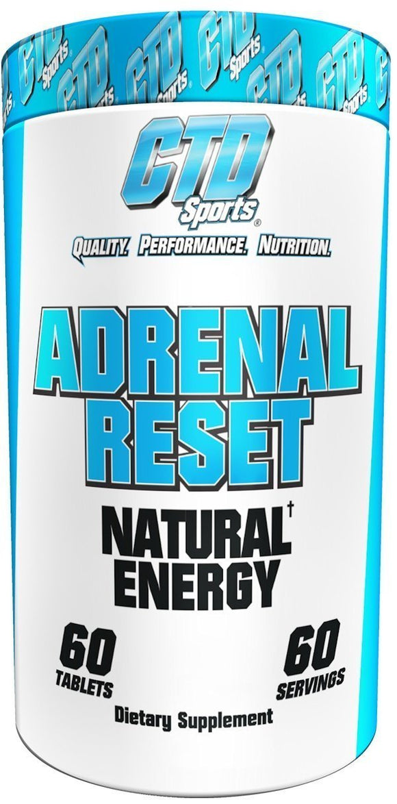 CTD Sports Adrenal Reset 60 caps|Pre-Workout|Mass For Life|