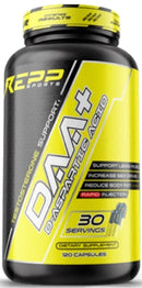 Repp Sports DAA Test Booster 120 ct|D-Aspartic Acid|Mass For Life|