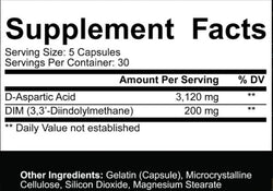 5% Core D-Aspartic Acid w/ DIM