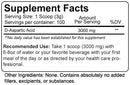 Nutrakey DAA D-Aspartic Acid 100 servings|Test Booster|Mass For Life|