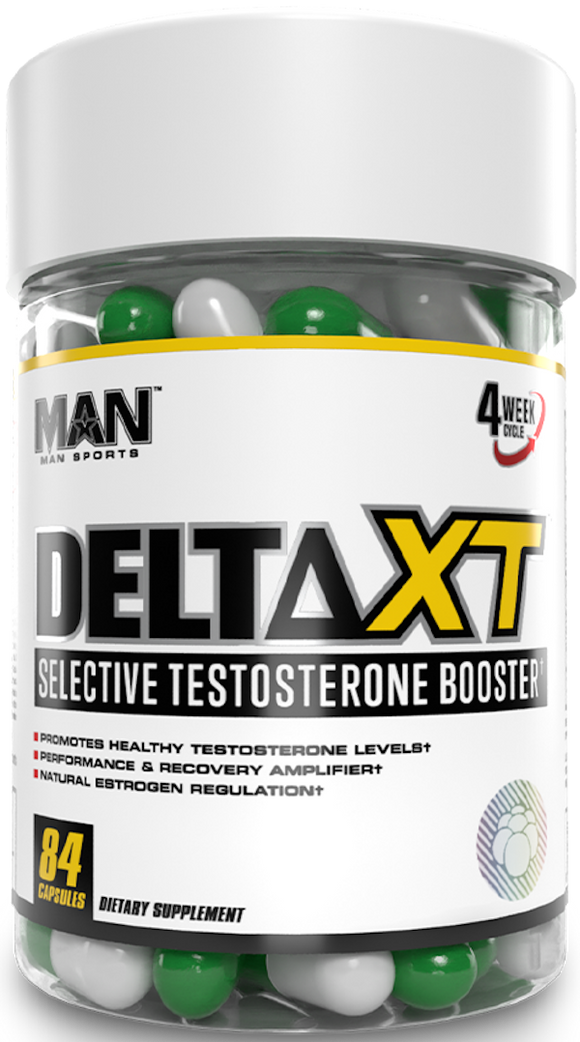 Man Sports Delta XT 84 caps|Test Booster|Mass For Life|