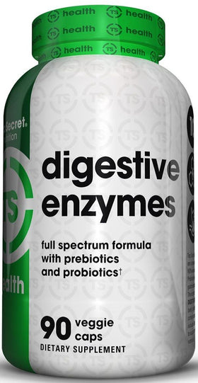 Top Secret Nutrition Digestive Enzymes 90 VCaps|Digestion|Mass For Life|