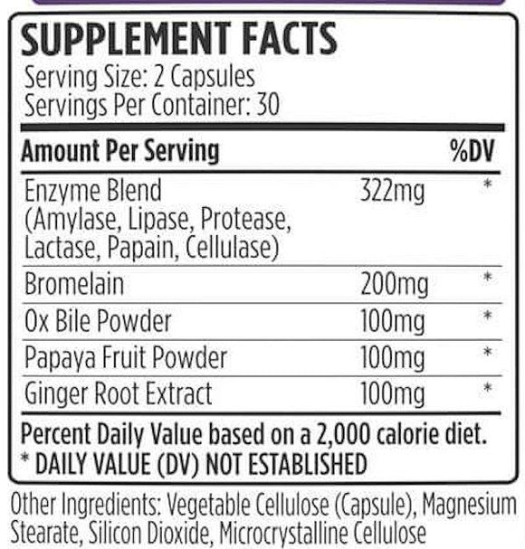 VMI Sports Digestive Enzymes 60 caps|Digestion|Mass For Life|