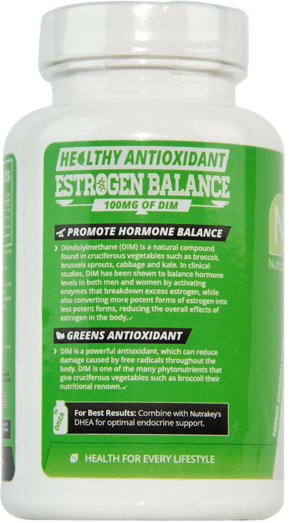 NutraKey DIM 90 Capsules|Test Booster|Mass For Life|