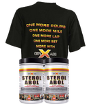 GenXLabs SterolABOL double pak with FREE T-Shirt|Test Booster|Mass For Life|
