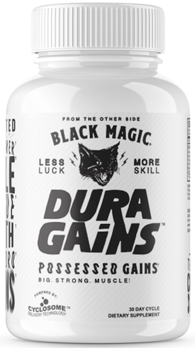 Black Magic Supply Dura Gains Muscle Builder 60 Tabs|Test Booster|Mass For Life|