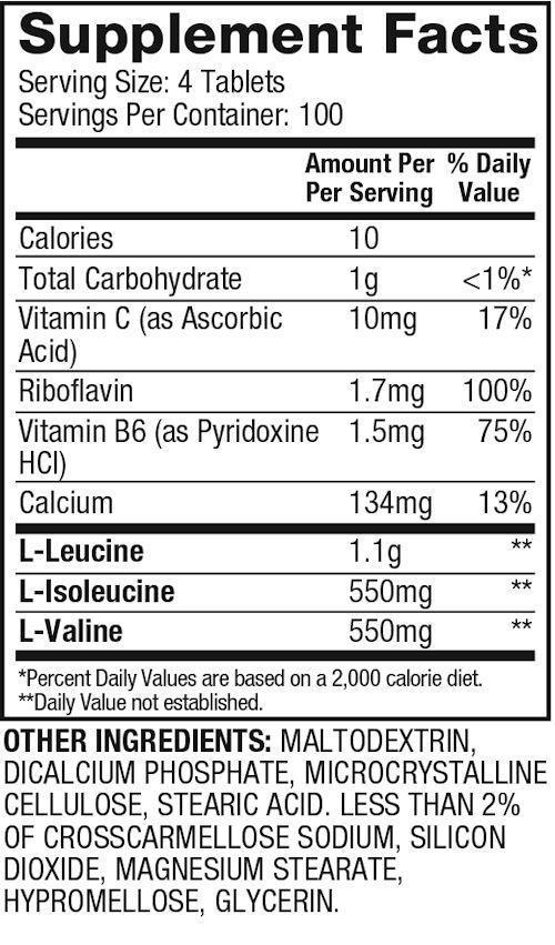 Dymatize BCAA Complex 2200 400 caplets|BCAAs|Mass For Life|