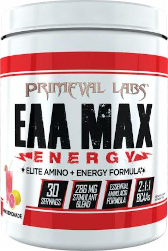 Primeval Labs EAA Max Energy|BCAA|Mass For Life|