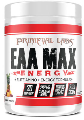 Primeval Labs EAA Max Energy|BCAA|Mass For Life|