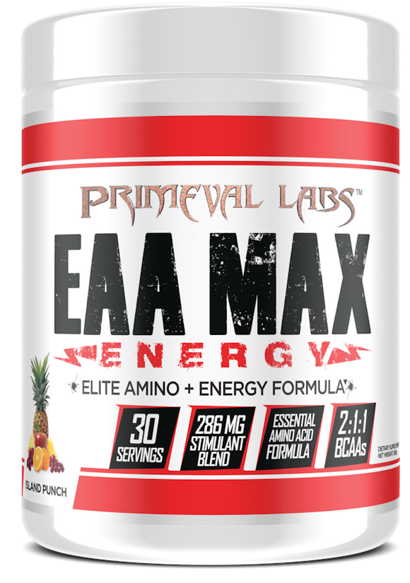 Primeval Labs EAA Max Energy|BCAA|Mass For Life|
