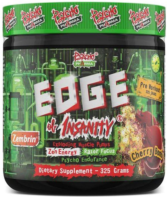 Psycho Pharma Edge of Insanity|Pre-Workout|Mass For Life|