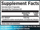 EFX Sports Kre-Alkalyn 120 caps|Creatine|Mass For Life|