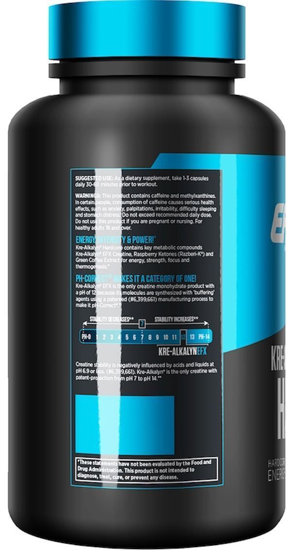 EFX Sports Creatine EFX Sports Kre-Alkalyn Hardcore 120 caps.