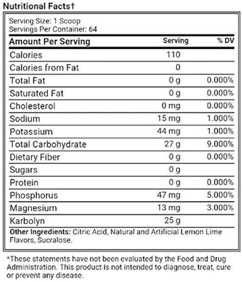 EFX Sports Karbolyn Hydrate|Mass For Life