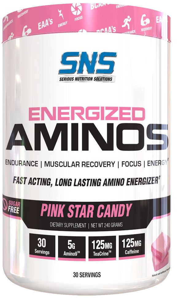 SNS Serious Nutrition Solutions Energized Aminos|Amino Acids|Mass For Life|