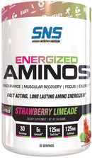 SNS Serious Nutrition Solutions Energized Aminos|Amino Acids|Mass For Life|