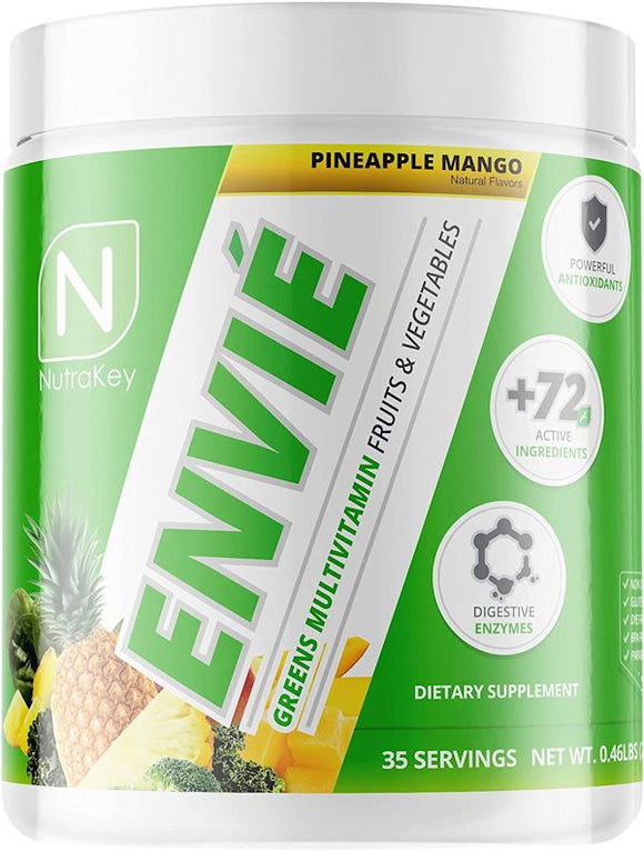 NutraKey Envie 35 Servings|Greens - Superfoods|Mass For Life|