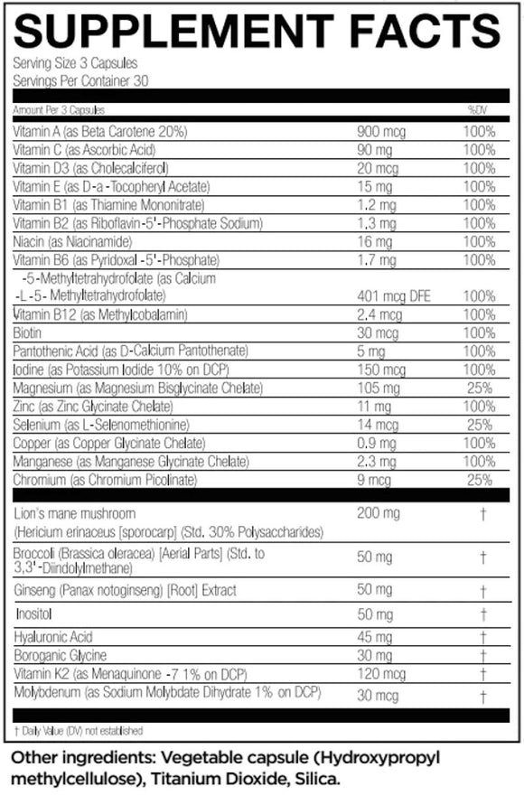 NutriFitt Epic Multi High-Performance Multivitamin|Multi Vitamin|Mass For Life|