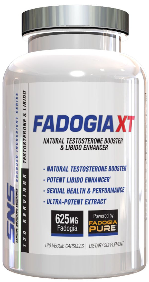 SNS Serious Nutrition Solutions Fadogia XT 120 Caps|Test Booster|Mass For Life|