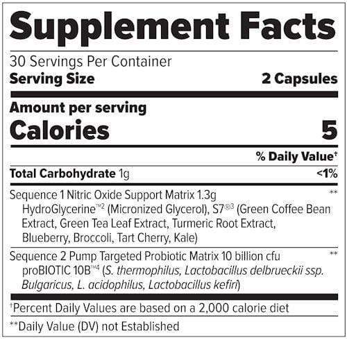 FinaFlex Pump Probiotic 60 capsules|Muscle Pumps|Mass For Life|