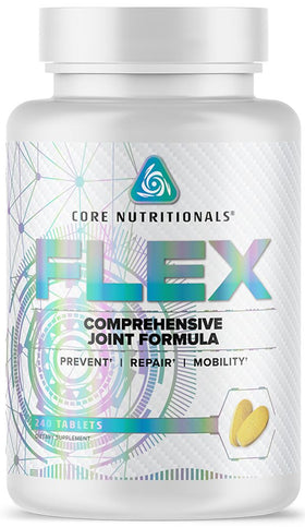 Core Nutritionals FLEX Joint Formula 240 Tablets|Joint Support|Mass For Life|