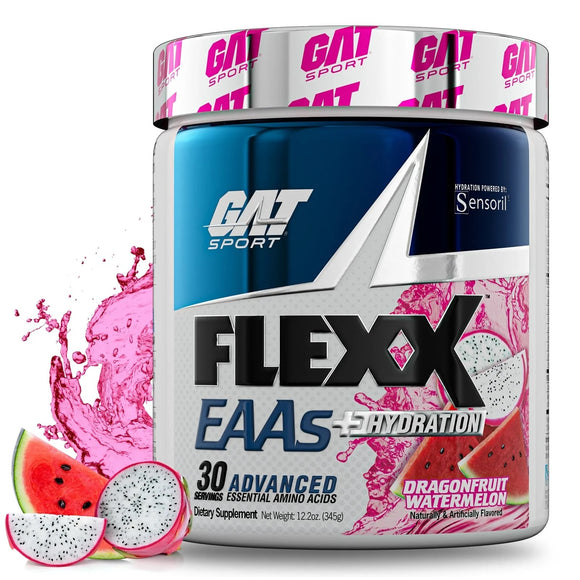 GAT Sport FLEXX EAAs+ Hydration|BCAA|Mass For Life|
