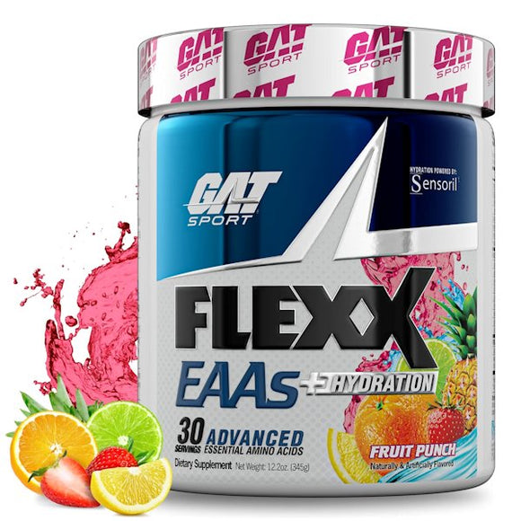 GAT Sport FLEXX EAAs+ Hydration|BCAA|Mass For Life|