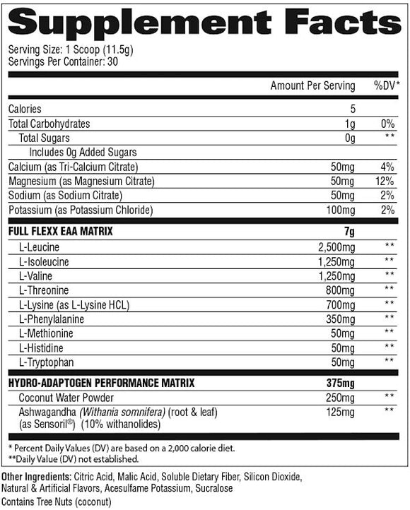 GAT Sport FLEXX EAAs+ Hydration|BCAA|Mass For Life|
