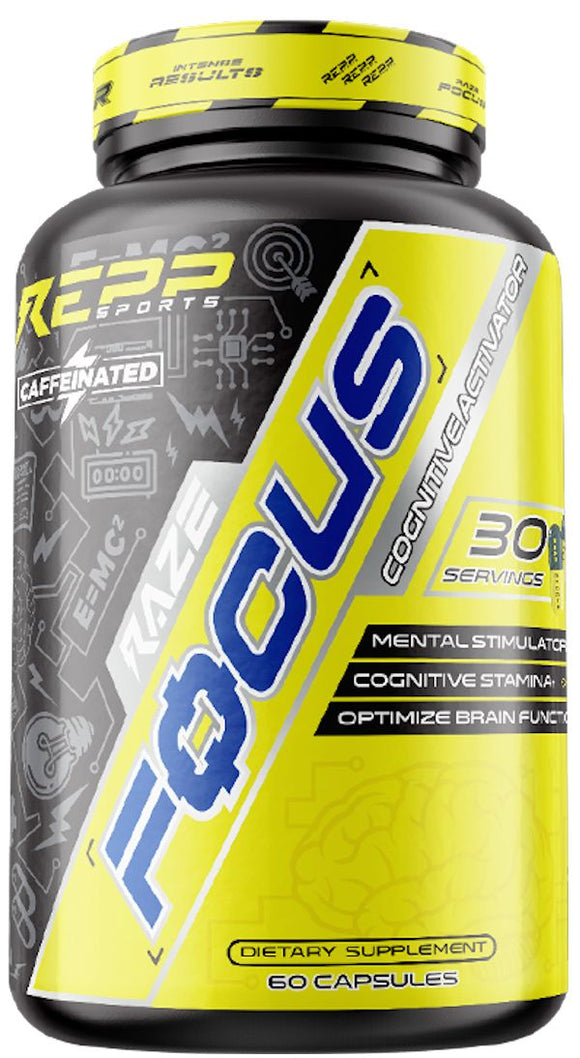 Repp Sports Raze Focus with Caffeine|Focus|Mass For Life|