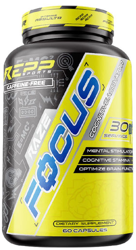 Repp Sports Raze Focus caffeine FREE|Focus|Mass For Life|