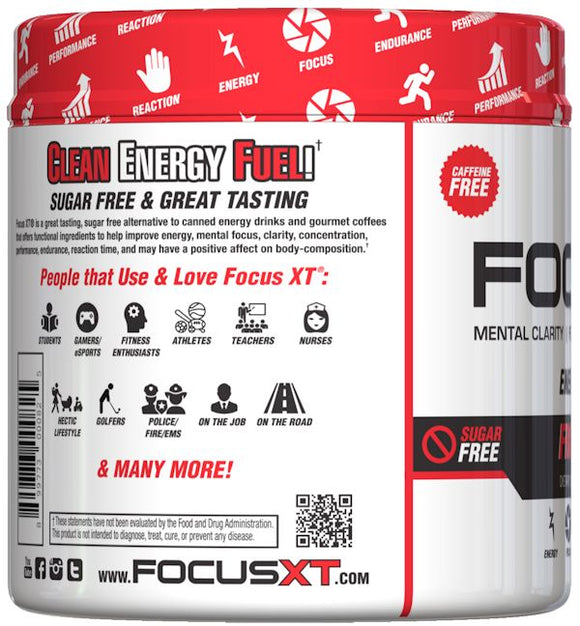 SNS Serious Nutrition Solutions Focus XT Caffeine Free Pre-Workout 30 Servings|Pre Workout|Mass For Life|
