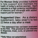 Body and Fitness For Women Only Multi Vitamins|Multi Vitamin|Mass For Life|