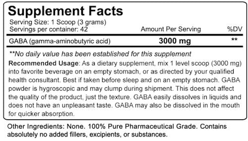 Nutrakey GABA 42 servings|GABA|Mass For Life|