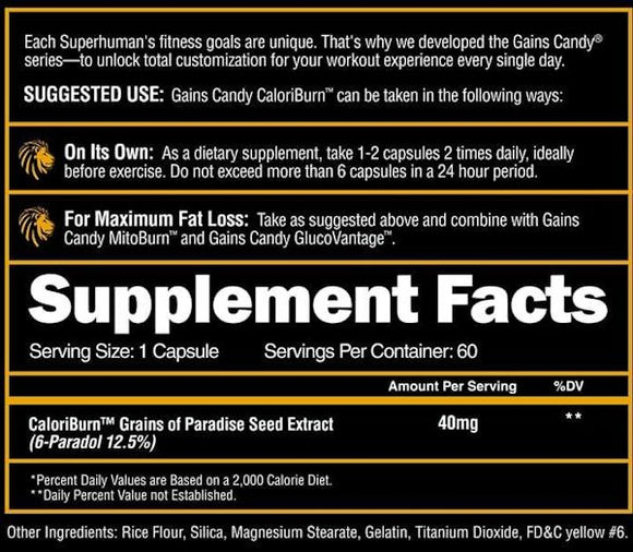 Alpha Lion Gains Candy Caloriburn|Fat Burner|Mass For Life|