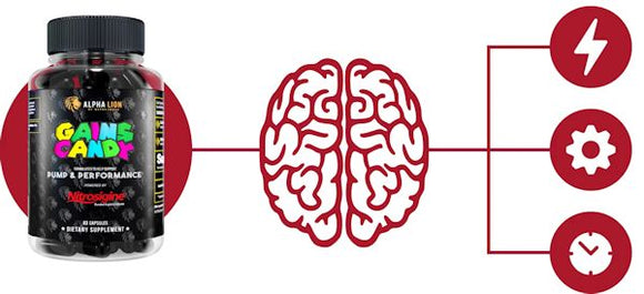 Alpha Lion Gains Candy Nitrosigine Pump & Performance|Muscle Pumps|Mass For Life|