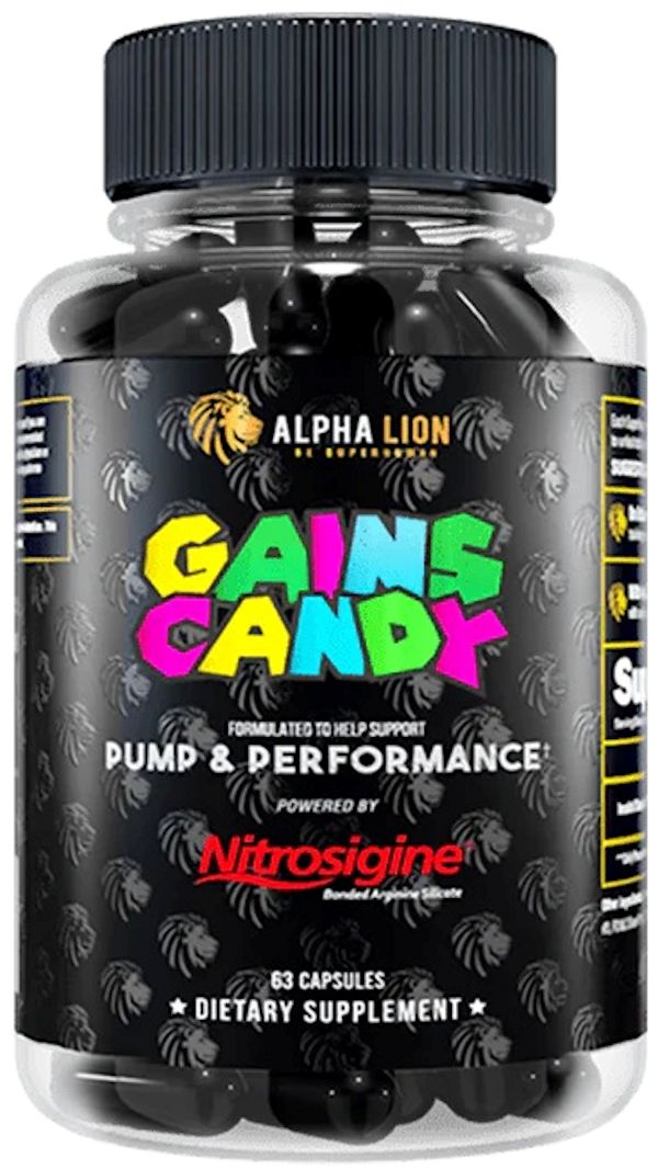 Alpha Lion Gains Candy Nitrosigine Pump Performance