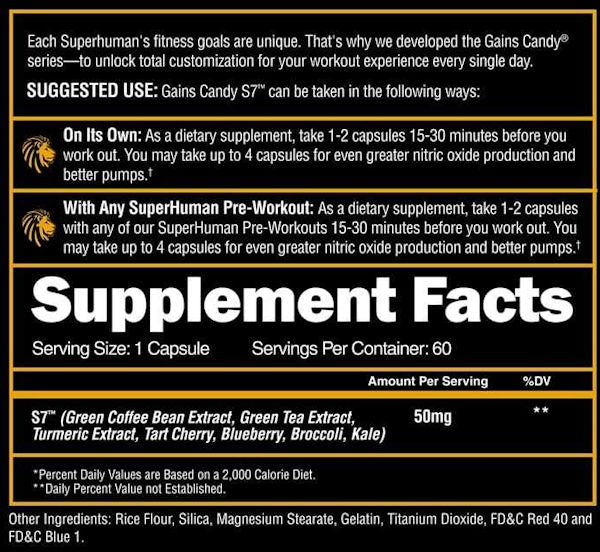 Alpha Lion Gain Candy S7 muscle growth facts